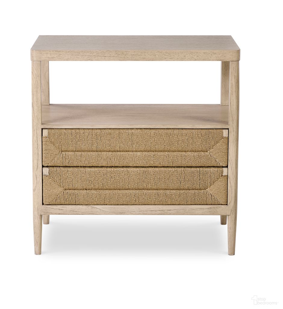 Curate Palmetto Two Drawer Nightstand In Natural