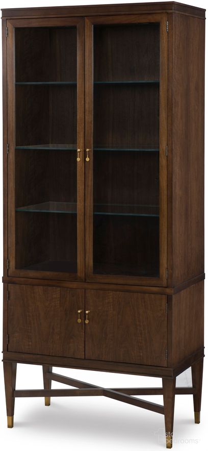 The appearance of Curio In Bridgeton designed by Century Furniture in the transitional interior design. This bridgeton piece of furniture  was selected by 1StopBedrooms from Bridgeton Collection to add a touch of cosiness and style into your home. Sku: 49H-422B;49H-422T. Material: Maple.