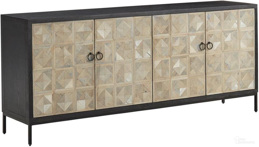 The appearance of Curtis Sideboard designed by Furniture Classics in the modern / contemporary interior design. This grey and cream piece of furniture was selected by 1StopBedrooms from Curtis Collection to add a touch of cosiness and style into your home. Sku: 40-199. Material: Wood.