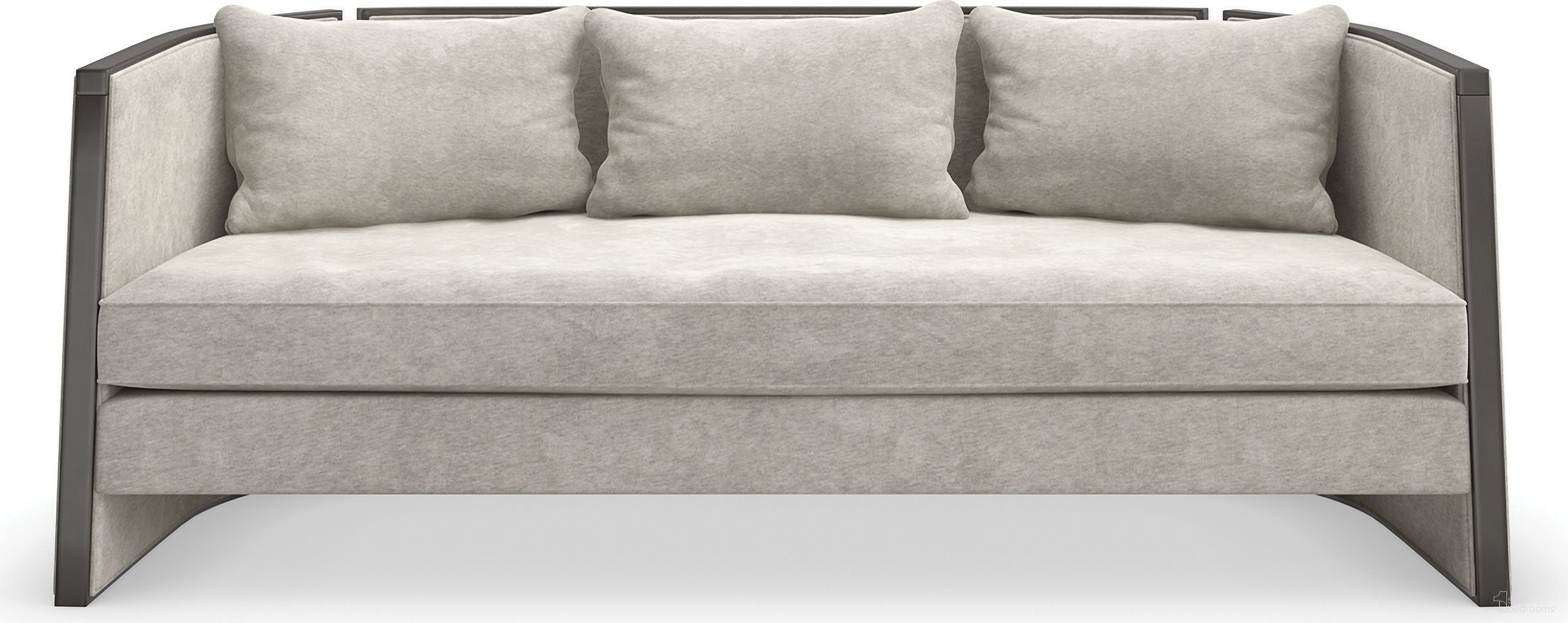 The appearance of Cut Away Sofa In Cream designed by Caracole in the modern / contemporary interior design. This cream piece of furniture  was selected by 1StopBedrooms from Cut Away Collection to add a touch of cosiness and style into your home. Sku: UPH-423-111-A. Material: Birch.