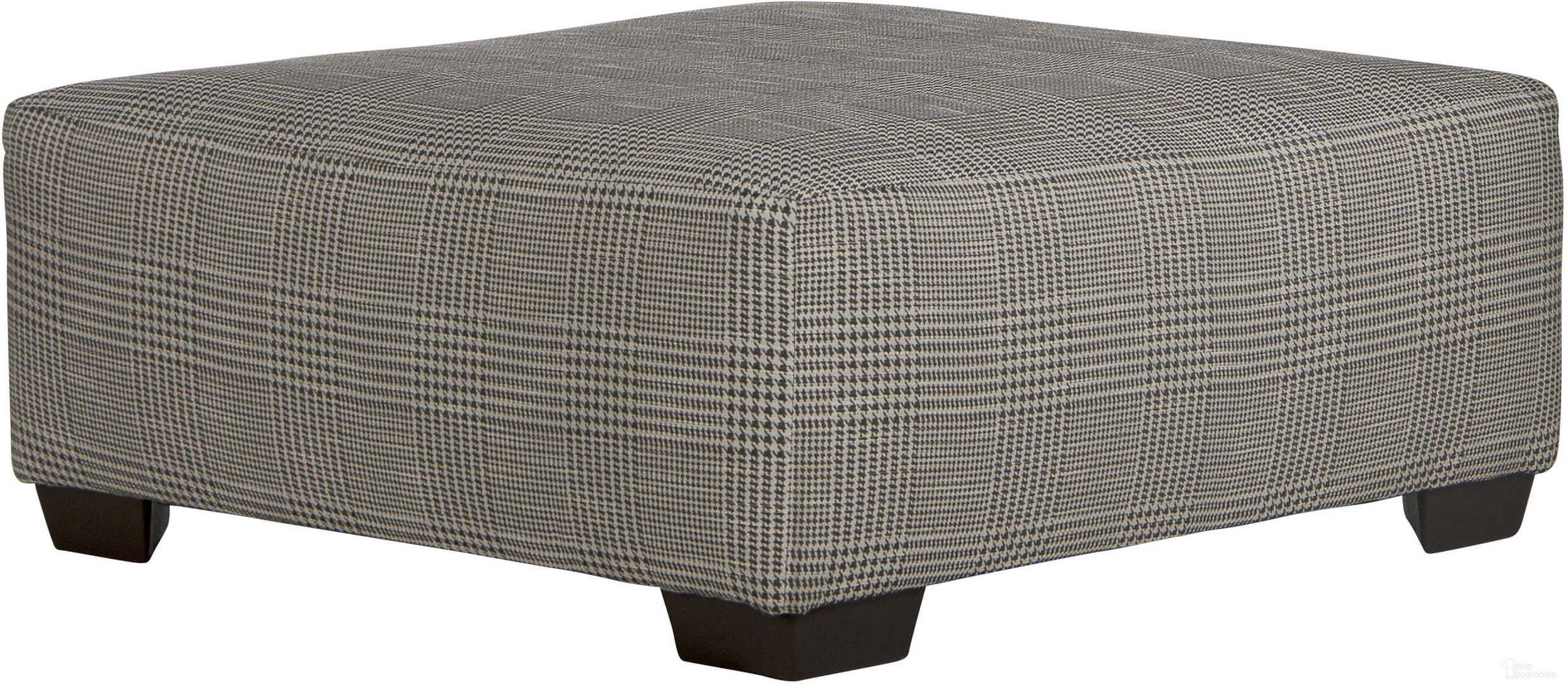 The appearance of Cutler Cocktail Ottoman In Charcoal Grey designed by Jackson in the traditional interior design. This charcoal grey piece of furniture  was selected by 1StopBedrooms from Cutler Collection to add a touch of cosiness and style into your home. Sku: 347812217718. Material: Fabric.