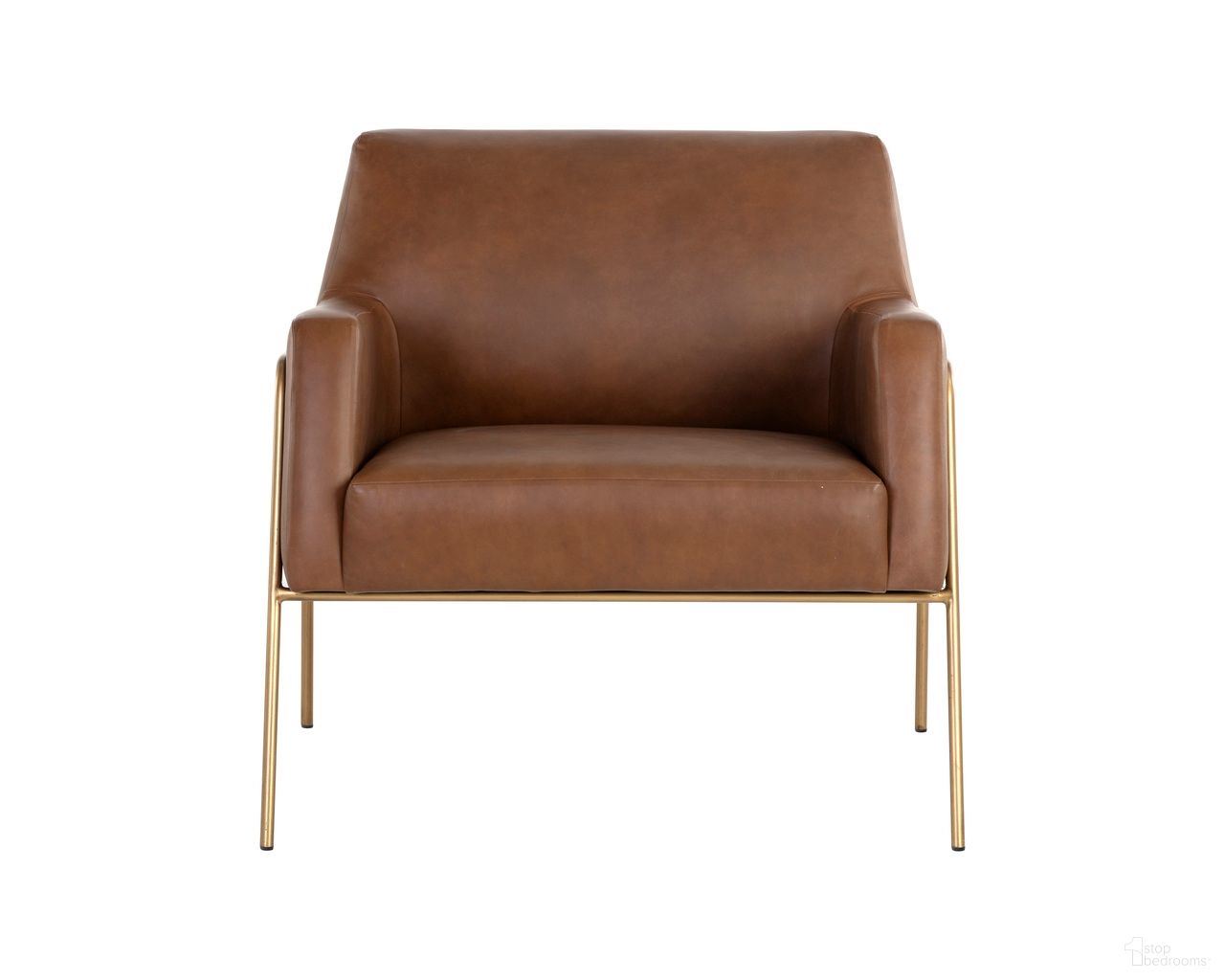 Cybil Lounge Chair In Vintage Caramel