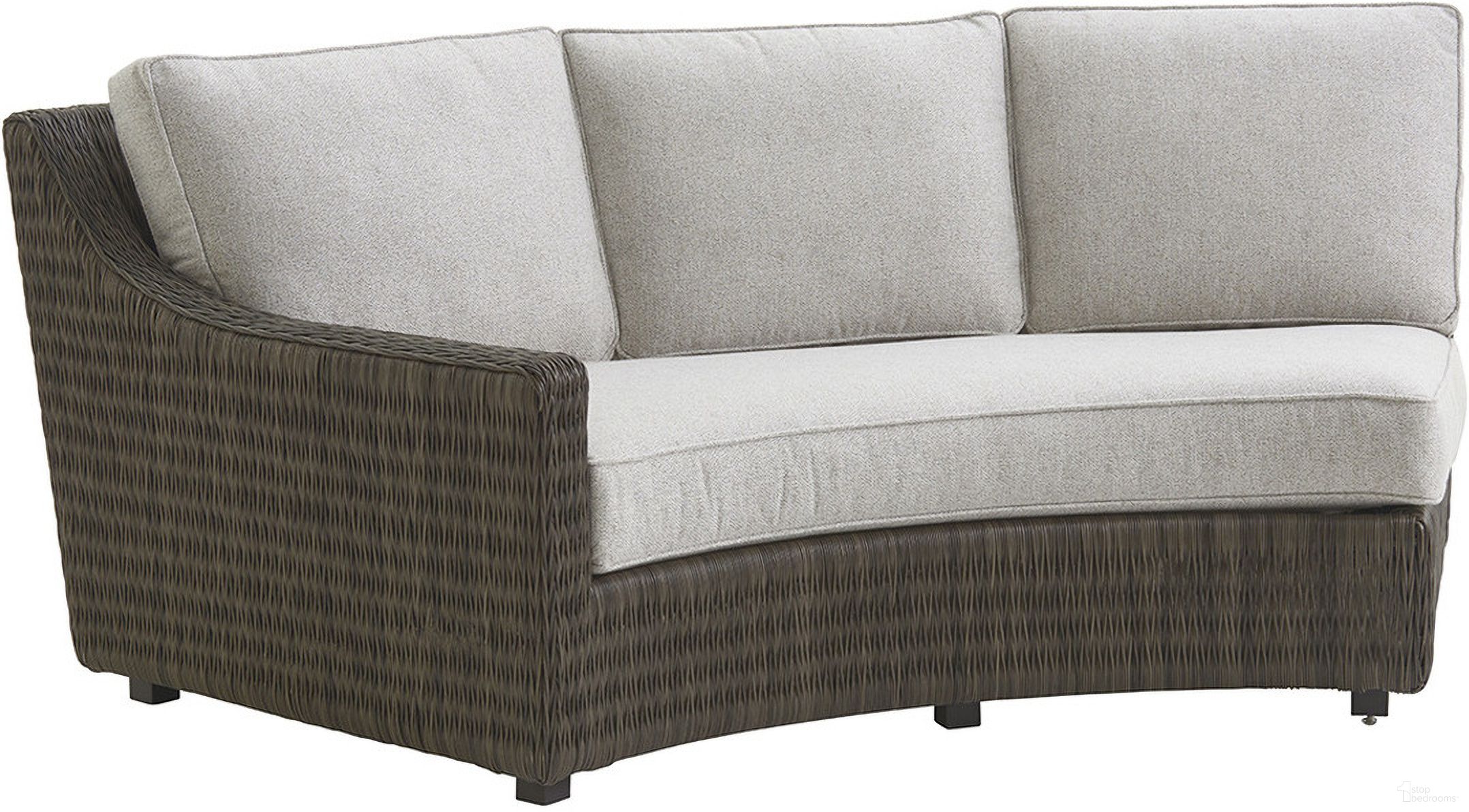 The appearance of Cypress Point Ocean Terrace Curved Sectional Armless Sofa 01-3900-82L-41 designed by Tommy Bahama in the modern / contemporary interior design. This beige/tan piece of furniture was selected by 1StopBedrooms from Cypress Point Ocean Terrace Collection to add a touch of cosiness and style into your home. Sku: 3900-82L-41.