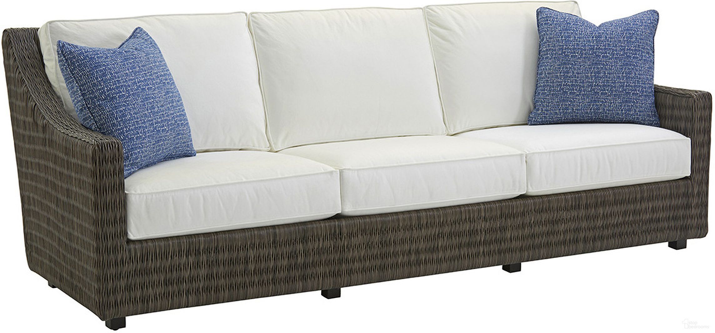 The appearance of Cypress Point Ocean Terrace Long Sofa In Driftwood designed by Tommy Bahama in the modern / contemporary interior design. This driftwood piece of furniture was selected by 1StopBedrooms from Cypress Point Ocean Terrace Collection to add a touch of cosiness and style into your home. Sku: 3900-33-41. Material: Wood.
