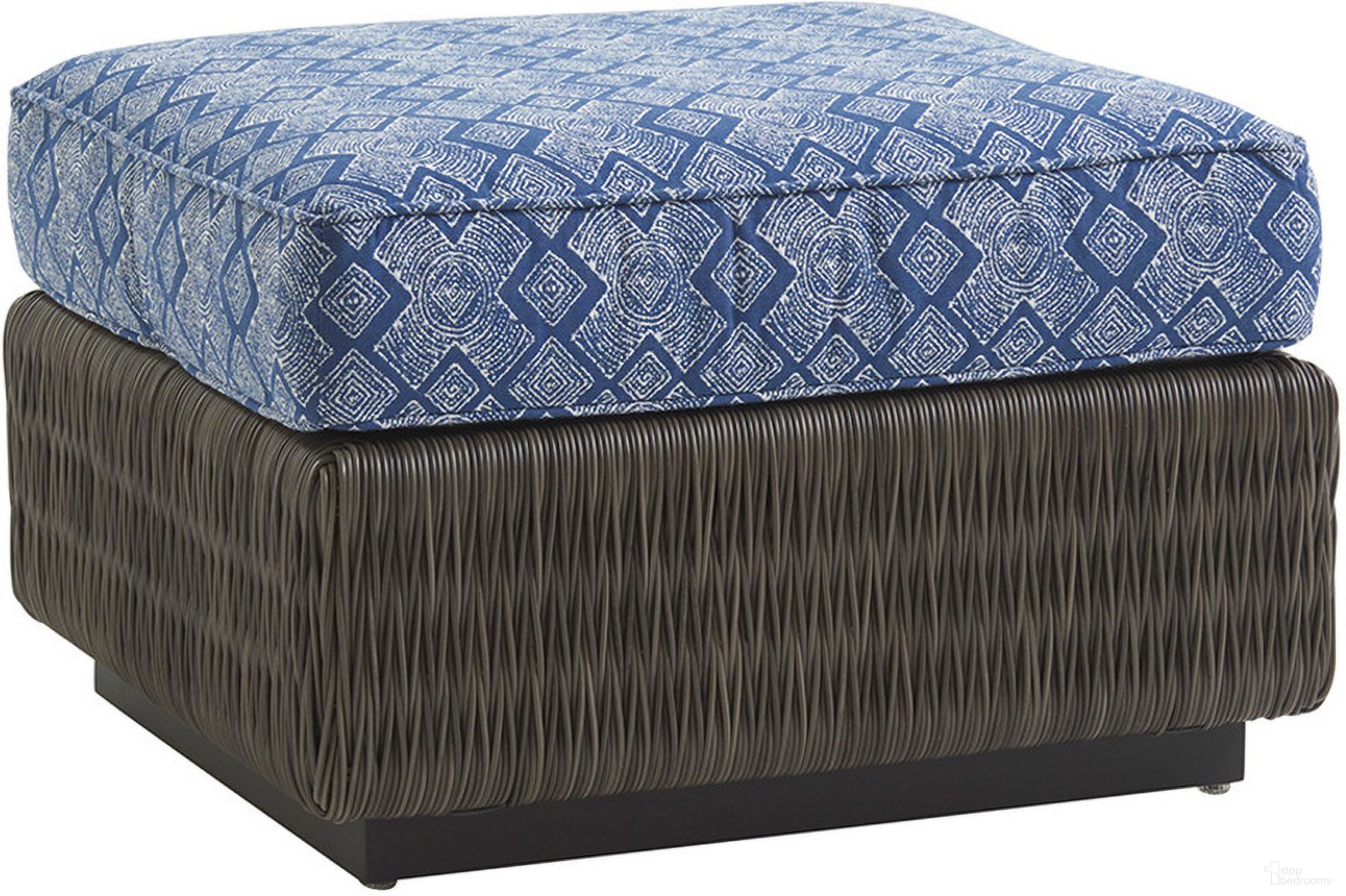 The appearance of Cypress Point Ocean Terrace Ottoman In Driftwood designed by Tommy Bahama in the modern / contemporary interior design. This driftwood piece of furniture  was selected by 1StopBedrooms from Cypress Point Ocean Terrace Collection to add a touch of cosiness and style into your home. Sku: 3900-44-40. Material: Wood.