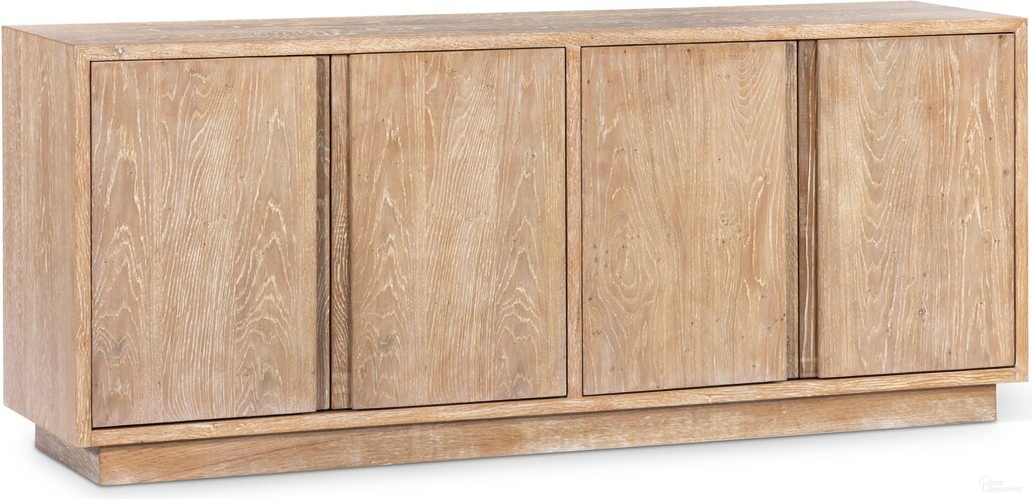 The appearance of Cyrus Sideboard In White designed by Meridian in the transitional interior design. This white piece of furniture was selected by 1StopBedrooms from Cyrus Collection to add a touch of cosiness and style into your home. Sku: 77018Oak. Material: Plywood.