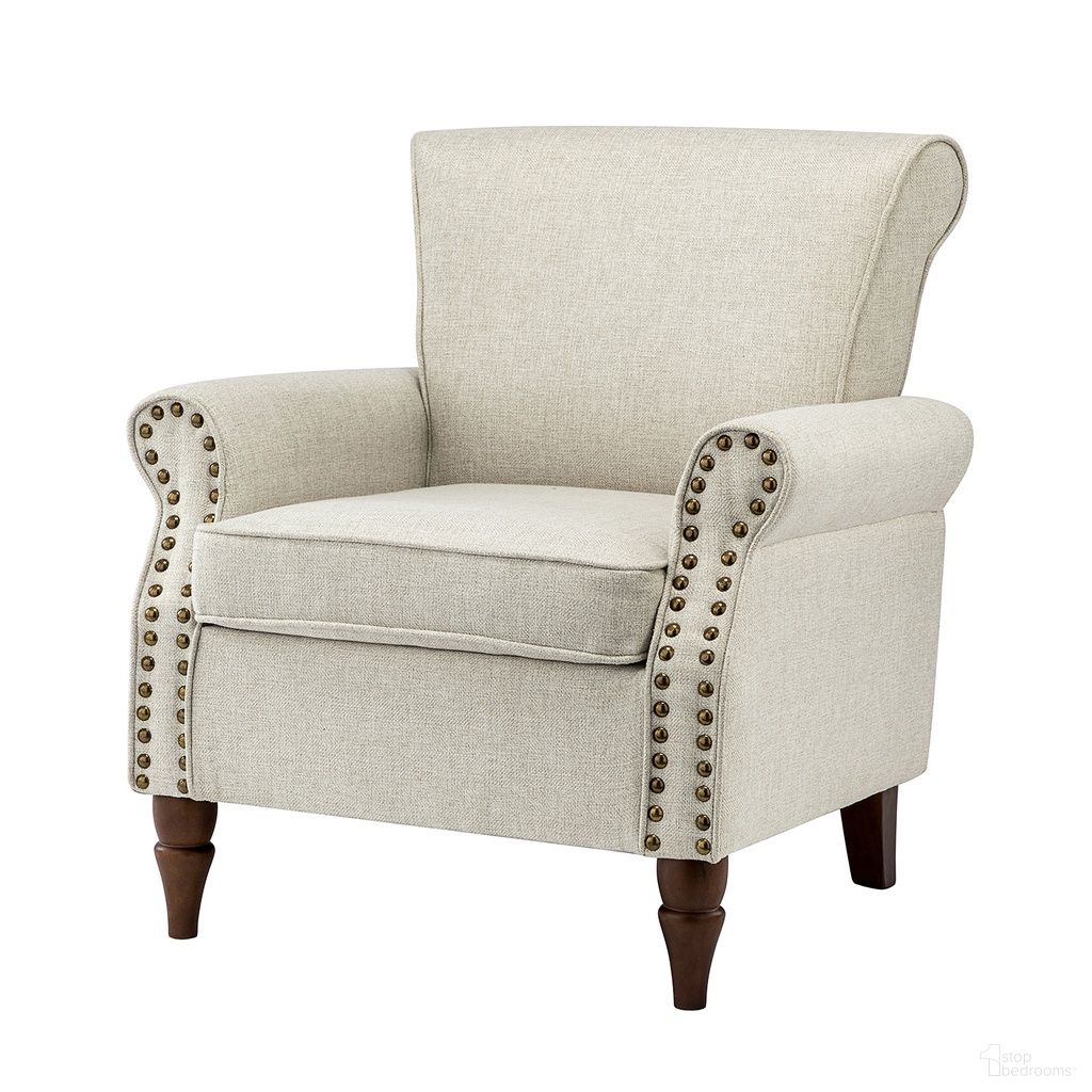 The appearance of Cythnus Armchair In Oatmeal designed by Karat Home in the modern / contemporary interior design. This oatmeal piece of furniture was selected by 1StopBedrooms from Cythnus Collection to add a touch of cosiness and style into your home. Sku: CHWH0479-OATMEAL. Material: Linen Look Fabric.