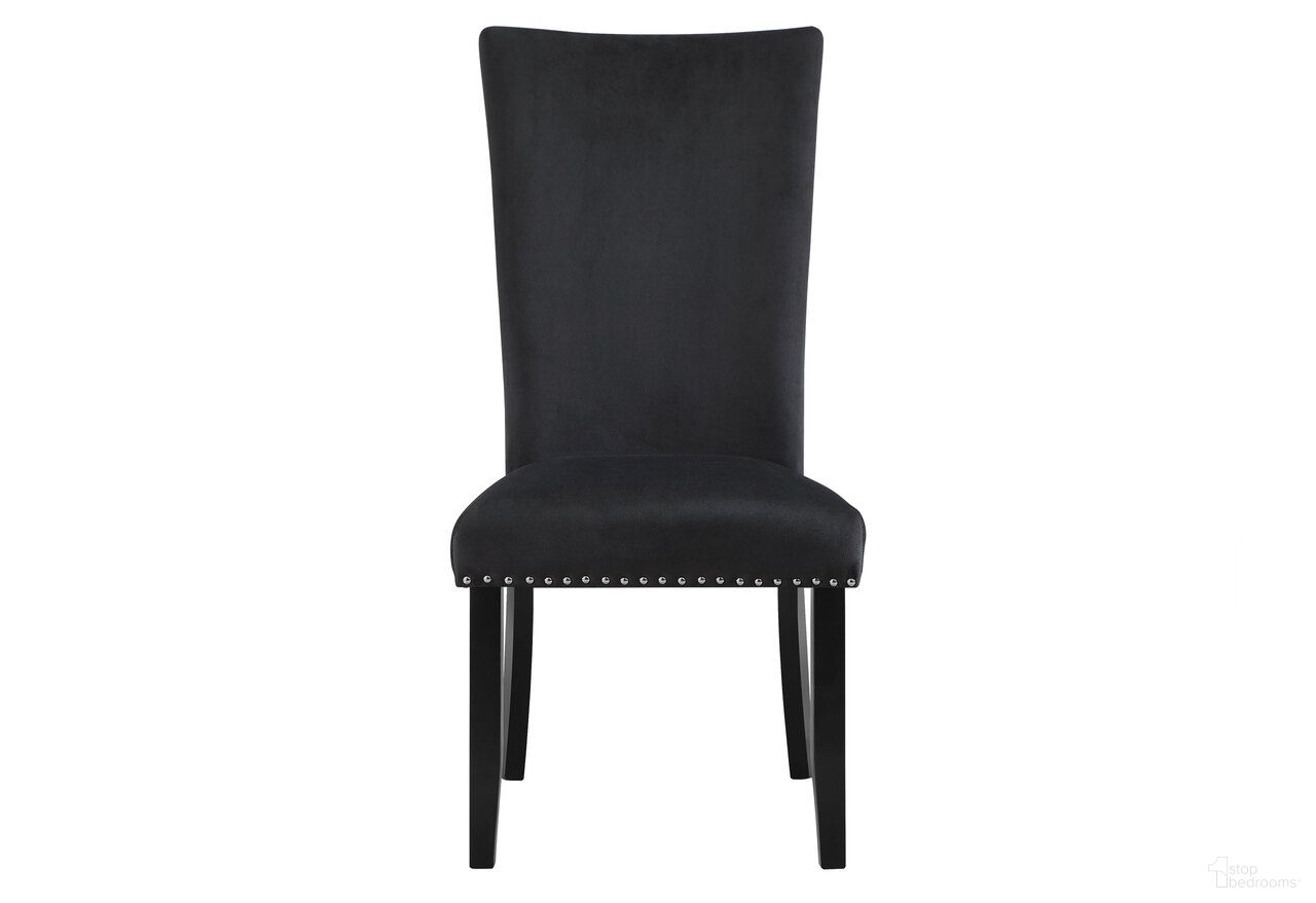 The appearance of D03DC Dining Chair In Black designed by Global Furniture USA in the transitional interior design. This black piece of furniture was selected by 1StopBedrooms from D03DC Collection to add a touch of cosiness and style into your home. Sku: D03DC-BLK. Material: Fabric. Chair Type: Side Chair.