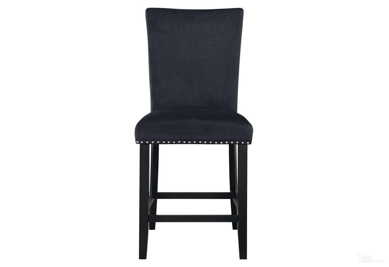 D04 Bar Stools Set of 2 In Black