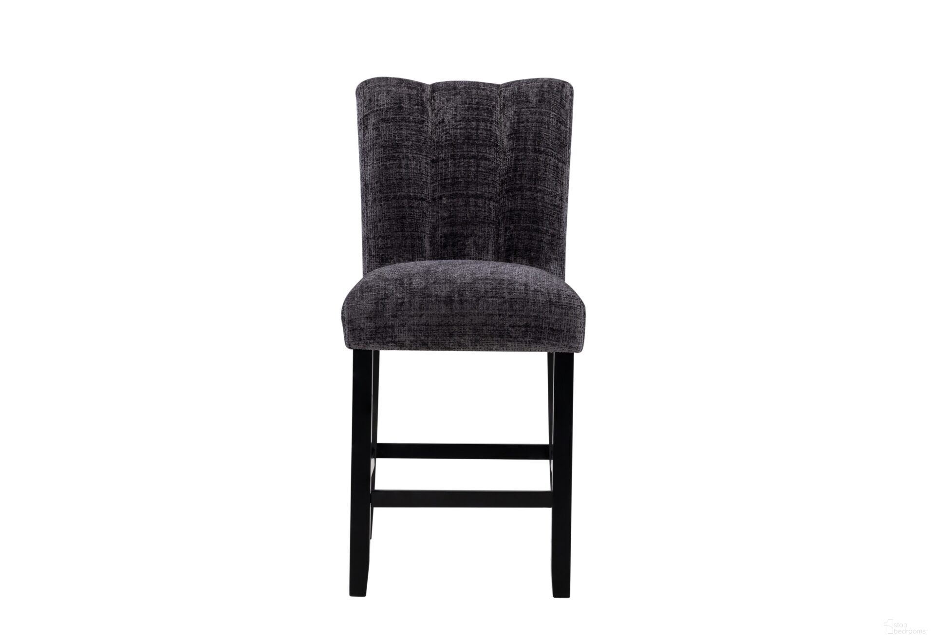 D06 Bar Stool Set of 2 In Dark Grey