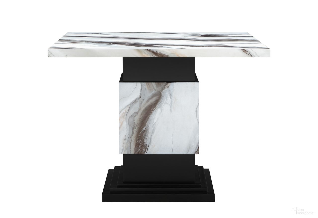 The appearance of D12 Bar Table In Black and White designed by Global Furniture USA in the modern / contemporary interior design. This black/white piece of furniture was selected by 1StopBedrooms from D12 Collection to add a touch of cosiness and style into your home. Sku: D12BT-BS;D12BT-T. Material: MDF.