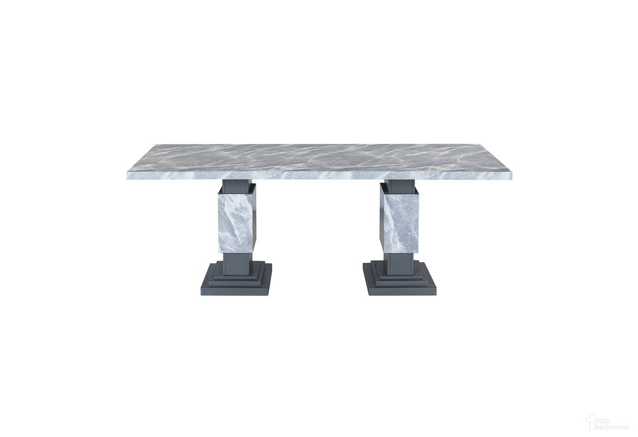 D1212DT-GREY Dining Table In Dark Grey