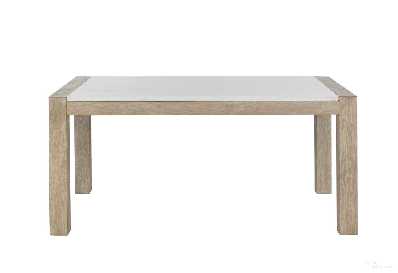The appearance of D1321 Dining Table In White and Light Grey designed by Global Furniture USA in the modern / contemporary interior design. This white and light grey piece of furniture  was selected by 1StopBedrooms from D1321 Collection to add a touch of cosiness and style into your home. Sku: D1321DT-L;D1321DT-T. Table Base Style: Legs. Material: Marble. Table Top Shape: Rectangular. Size: 38" x 66".