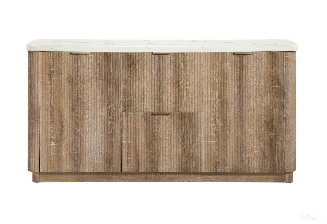 The appearance of D2504 Buffet In Natural and White designed by Global Furniture USA in the modern / contemporary interior design. This natural/white piece of furniture  was selected by 1StopBedrooms from D2504 Collection to add a touch of cosiness and style into your home. Sku: D2504-NATURAL-BUFFET. Material: MDF.