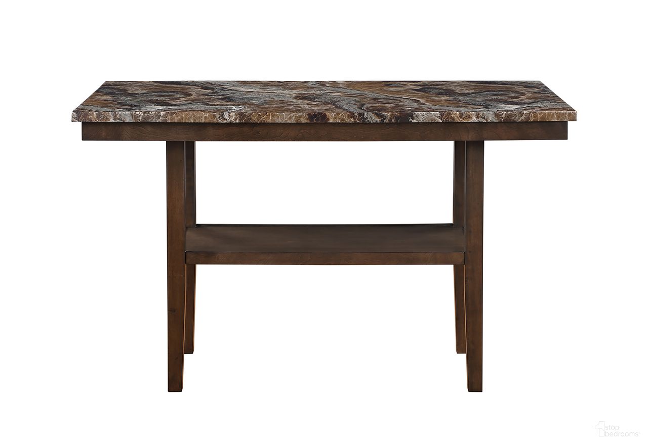 The appearance of D4355 Bar Table In Dark Brown and Black designed by Global Furniture USA in the modern / contemporary interior design. This dark brown and black piece of furniture was selected by 1StopBedrooms from D4355 Collection to add a touch of cosiness and style into your home. Sku: D4355BT-BRWN. Material: MDF.