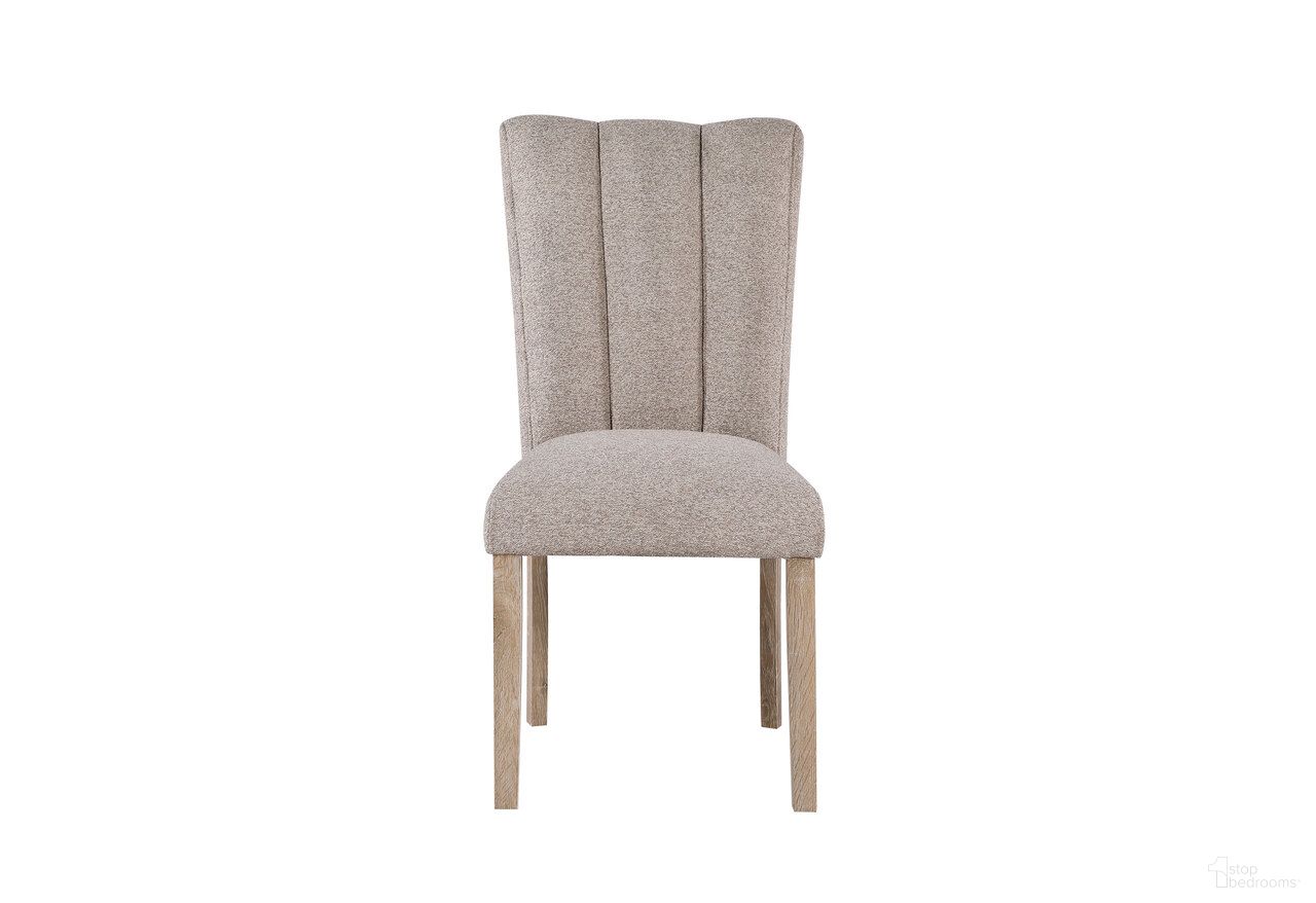 The appearance of D8683 Dining Chair Set of 2 In Beige designed by Global Furniture USA in the transitional interior design. This beige piece of furniture  was selected by 1StopBedrooms from D8683 Collection to add a touch of cosiness and style into your home. Sku: D8683DC-BEIGE-N KIT OF 2. Material: Fabric. Chair Type: Side Chair.