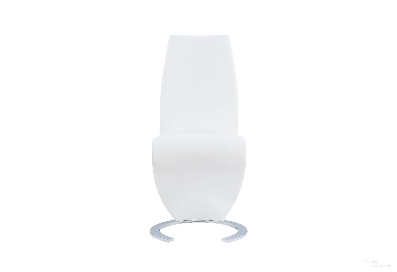 The appearance of D9002 Dining Chair In White designed by Global Furniture USA in the modern / contemporary interior design. This white piece of furniture was selected by 1StopBedrooms from D9002 Collection to add a touch of cosiness and style into your home. Sku: D9002DC-WH (M). Material: Chrome. Chair Type: Side Chair.