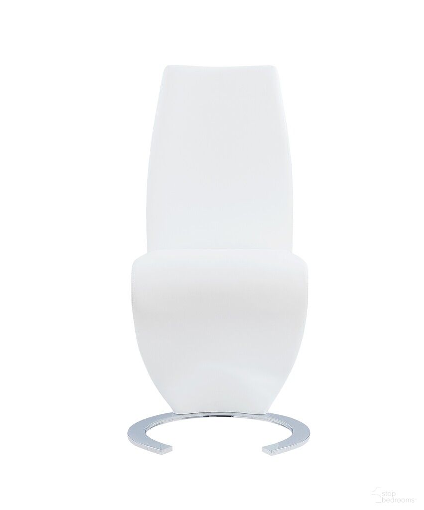 The appearance of D9002 Dining Chairs Set of 2 In White designed by Global Furniture USA in the modern / contemporary interior design. This white piece of furniture  was selected by 1StopBedrooms from D9002 Collection to add a touch of cosiness and style into your home. Sku: D9002DC-WH (M) - KIT OF 2. Material: Chrome. Chair Type: Side Chair.