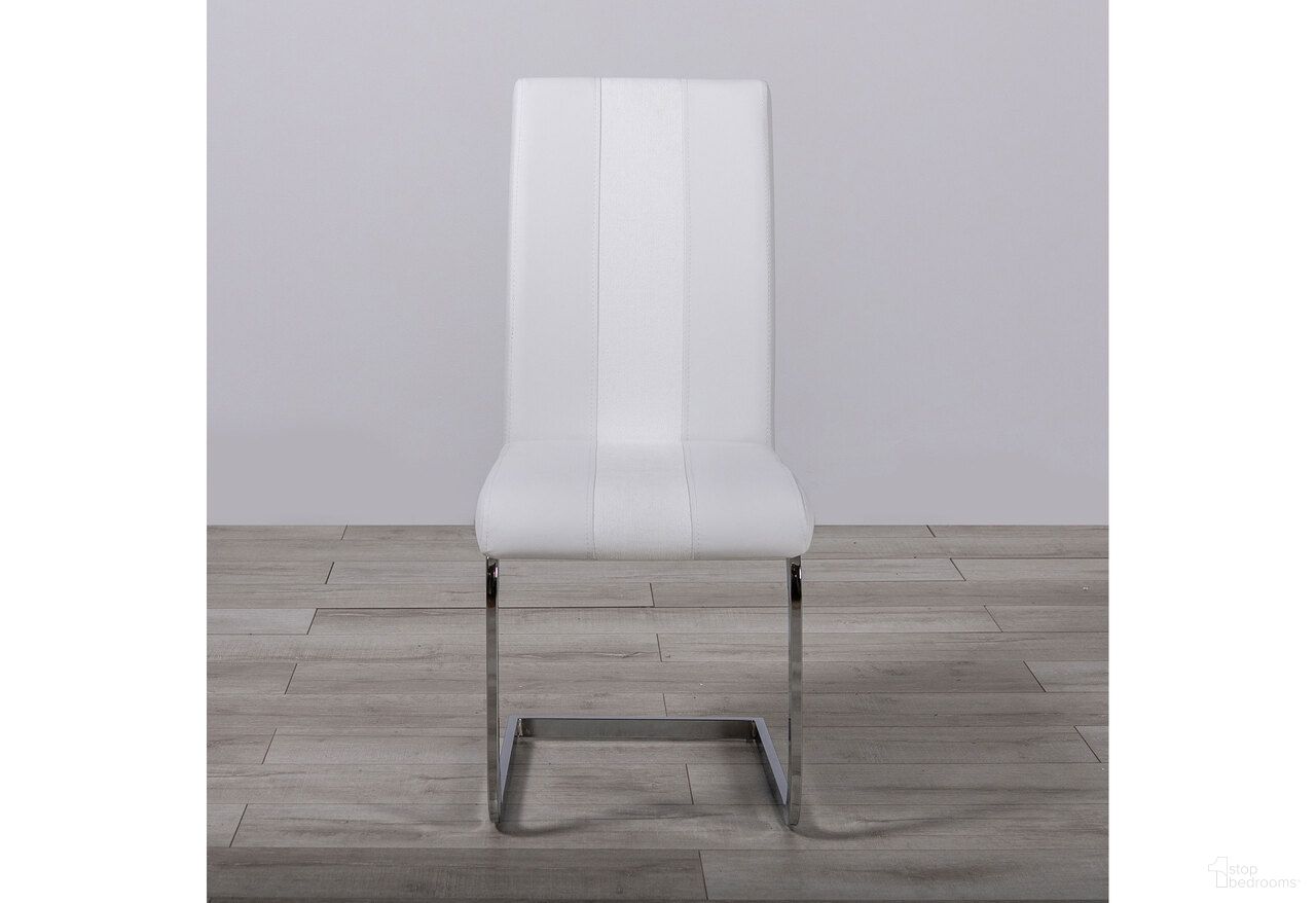 The appearance of D915 Dining Chair In White designed by Global Furniture USA in the modern / contemporary interior design. This white piece of furniture was selected by 1StopBedrooms from D915 Collection to add a touch of cosiness and style into your home. Sku: D915DC-WH. Material: Fabric. Chair Type: Side Chair.