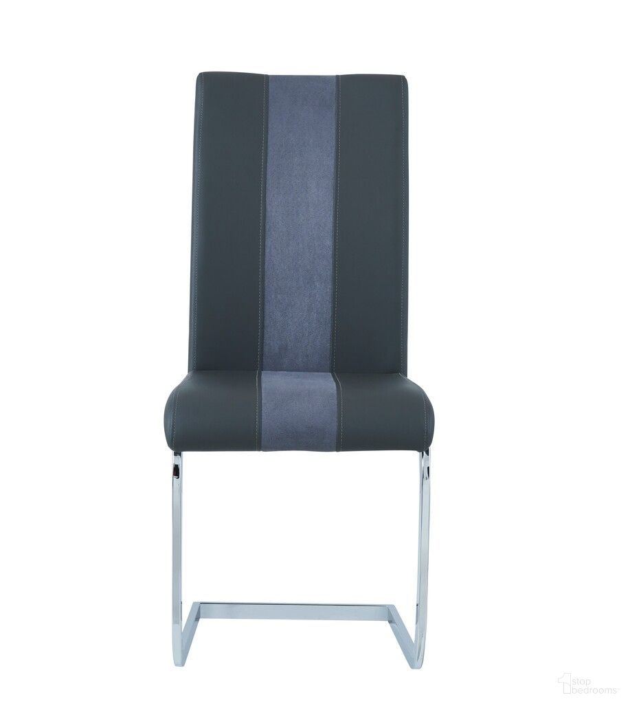 The appearance of D915 Dining Chairs Set of 2 In Grey designed by Global Furniture USA in the modern / contemporary interior design. This grey piece of furniture  was selected by 1StopBedrooms from D915 Collection to add a touch of cosiness and style into your home. Sku: D915DC-GR - KIT OF 2. Material: Fabric. Chair Type: Side Chair.