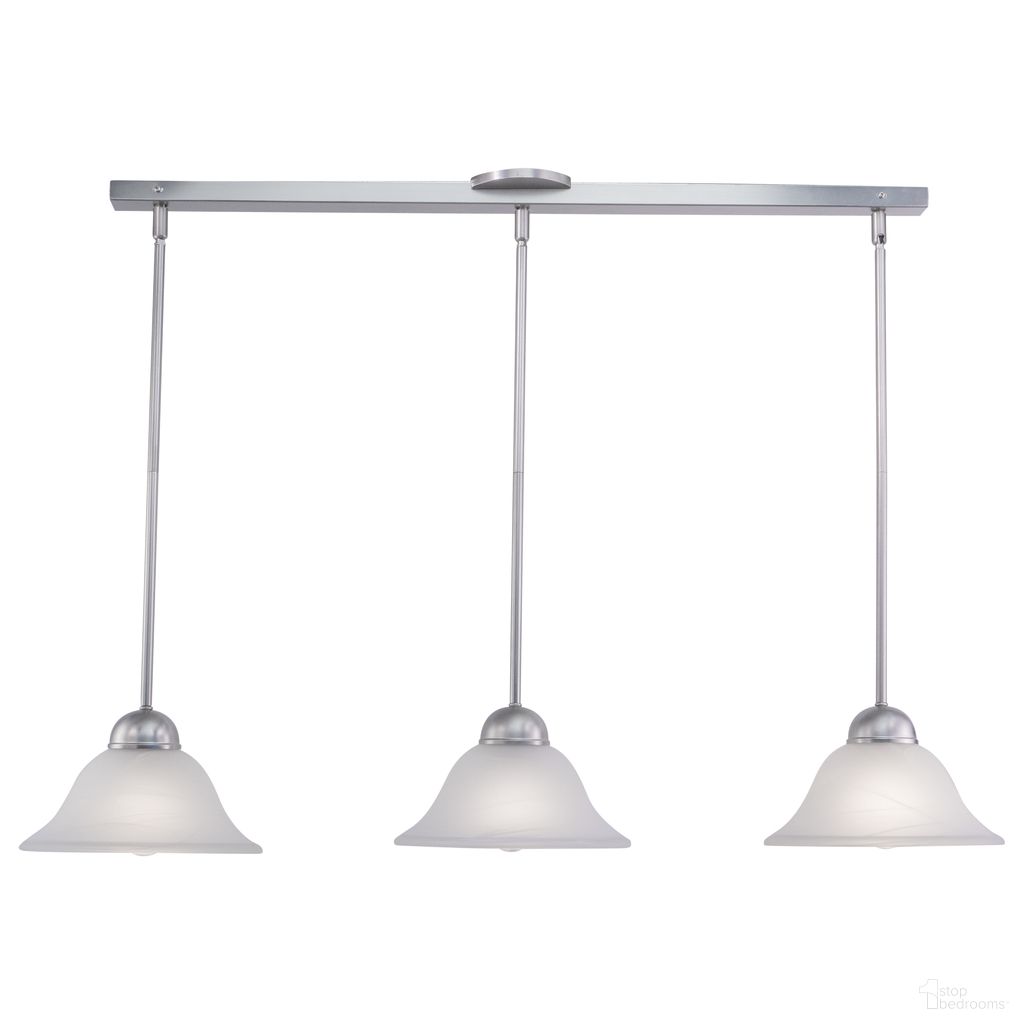 Da Vinci 3L Linear Mini Pendant In Brushed Nickel