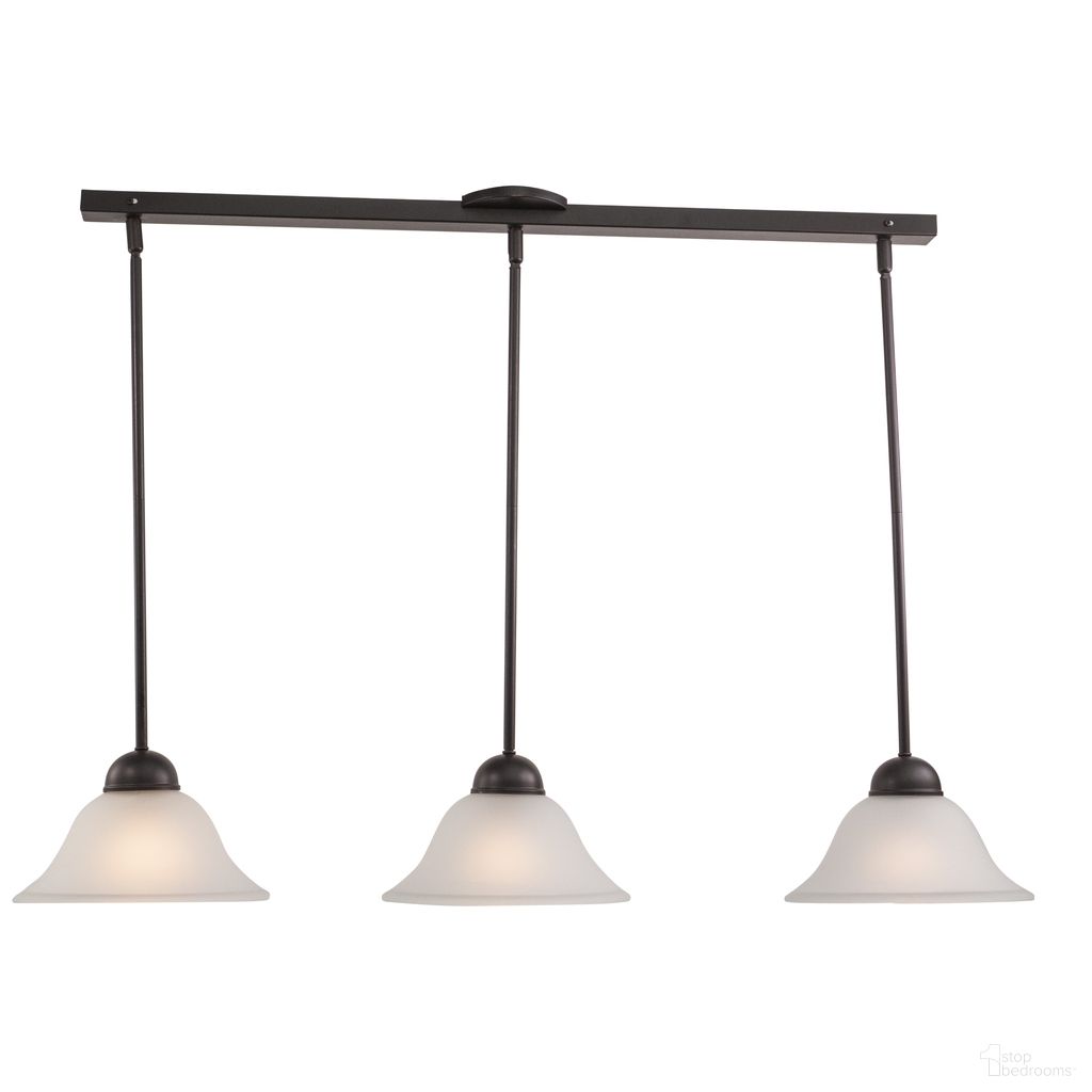 The appearance of Da Vinci 3L Linear Mini Pendant In Oil Burnished Bronze designed by Vaxcel in the transitional interior design. This oil burnished bronze piece of furniture  was selected by 1StopBedrooms from Da Vinci Collection to add a touch of cosiness and style into your home. Sku: PD5027OBB. Material: Steel.