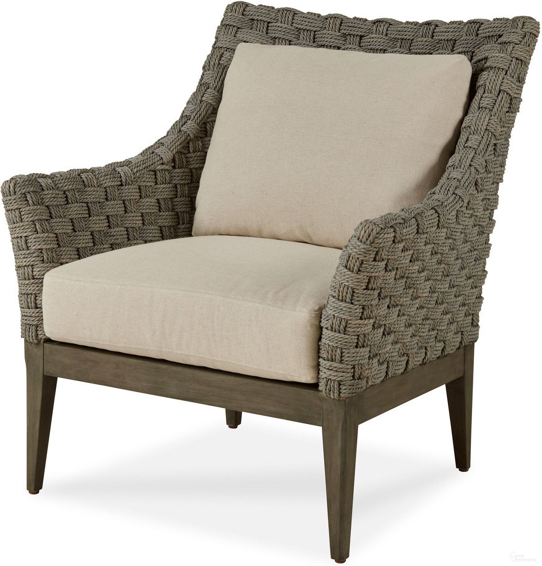 The appearance of Dafuskie Lounge Chair In Flax designed by Century Furniture in the modern / contemporary interior design. This flax piece of furniture was selected by 1StopBedrooms from Curate Collection to add a touch of cosiness and style into your home. Sku: CT2112. Material: Rope.