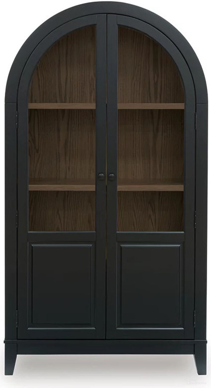 The appearance of Dagandale Accent Cabinet In Black and Natural designed by Signature Design by Ashley in the transitional interior design. This black and natural piece of furniture was selected by 1StopBedrooms from Dagandale Collection to add a touch of cosiness and style into your home. Sku: A4000599.