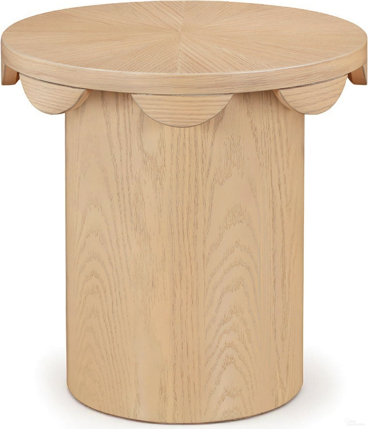 The appearance of Dahlia Oak Veneer End Table In Natural designed by Meridian in the modern / contemporary interior design. This natural piece of furniture  was selected by 1StopBedrooms from Dahlia Collection to add a touch of cosiness and style into your home. Sku: 99094Natural-ET. Material: Oak Veneer.