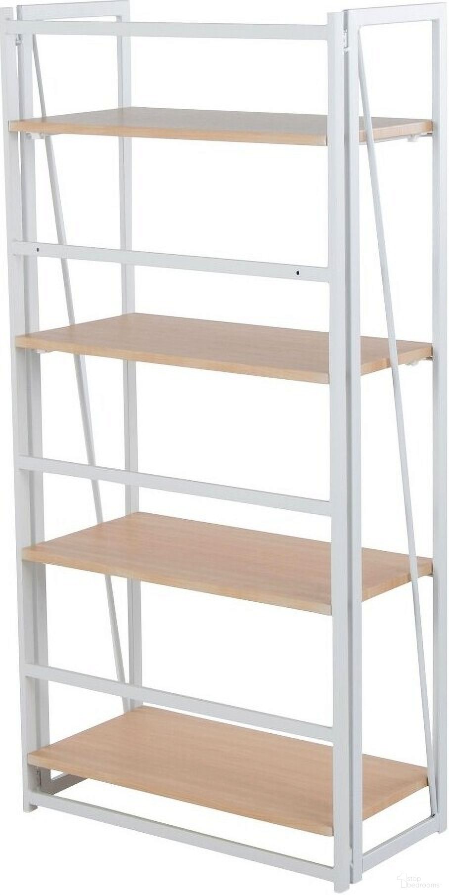 The appearance of Dakota Bookcase In Natural and White designed by Lumisource in the modern / contemporary interior design. This natural and white piece of furniture was selected by 1StopBedrooms from Dakota Collection to add a touch of cosiness and style into your home. Sku: OBC-DKTA WNA. Material: MDF.