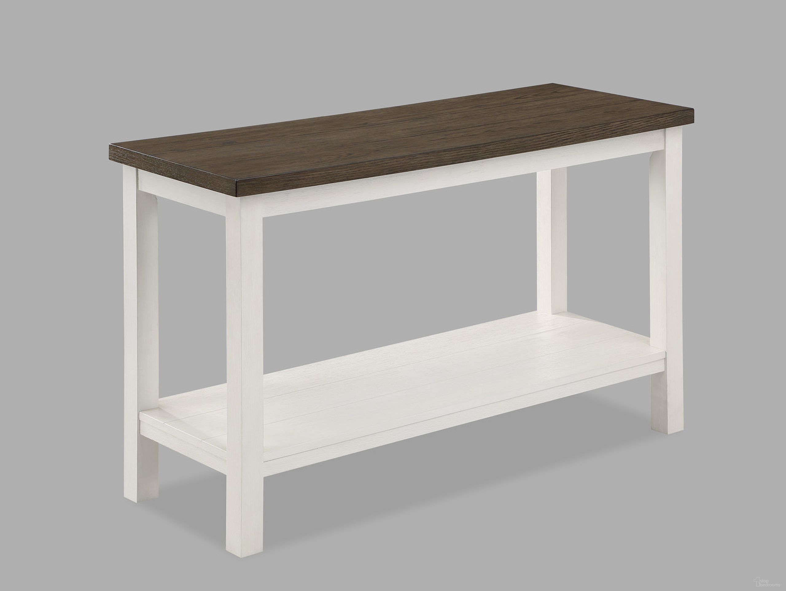 The appearance of Dakota Sofa Table In Chalk designed by Crown Mark in the transitional interior design. This chalk piece of furniture  was selected by 1StopBedrooms from Dakota Collection to add a touch of cosiness and style into your home. Sku: 3713CG-05. Material: MDF.