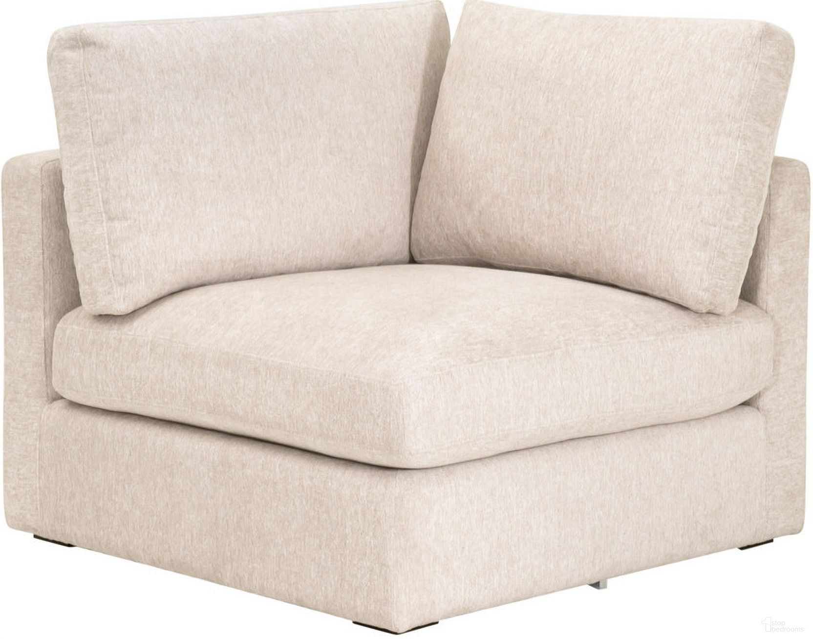 The appearance of Daley Modular Corner Chair In Halifax Ivory and Espresso designed by Essentials For Living in the transitional interior design. This ivory and espresso piece of furniture was selected by 1StopBedrooms from Stitch & Hand Collection to add a touch of cosiness and style into your home. Sku: 6613L-CRN.LHIVO. Material: Polyester.