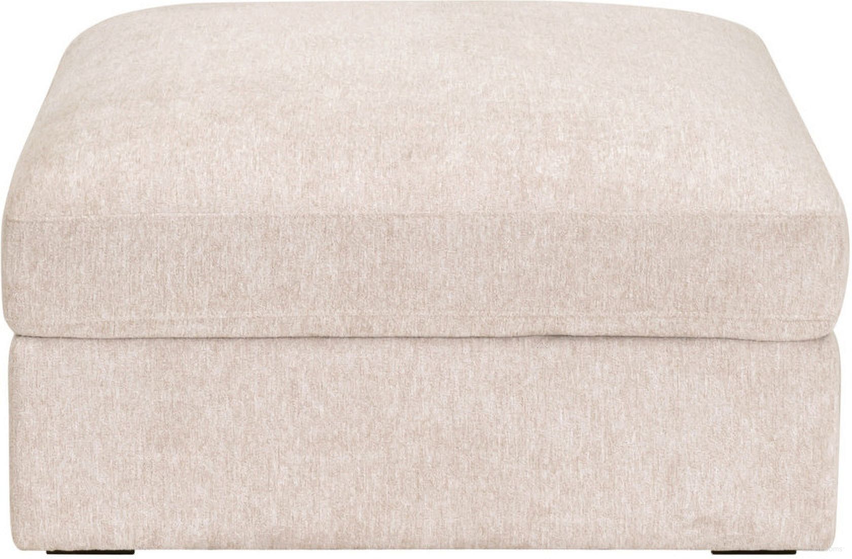 The appearance of Daley Modular Storage Ottoman In Halifax Ivory and Espresso designed by Essentials For Living in the transitional interior design. This ivory and espresso piece of furniture was selected by 1StopBedrooms from Stitch & Hand Collection to add a touch of cosiness and style into your home. Sku: 6613L-0.LHIVO. Material: Polyester.