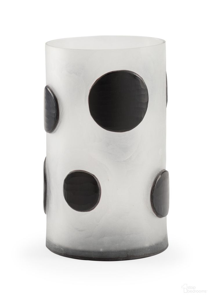 The appearance of Dali Dot Vase In Black designed by Wildwood in the modern / contemporary interior design. This black piece of furniture was selected by 1StopBedrooms from Wildwood Collection to add a touch of cosiness and style into your home. Sku: 302071. Material: Glass.
