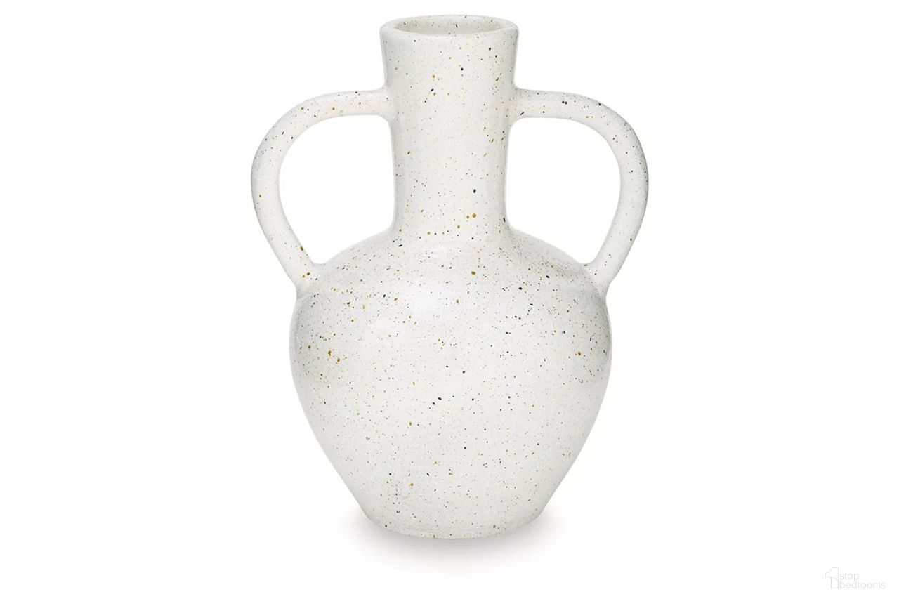 Dallinworth Large Vase In White and Black