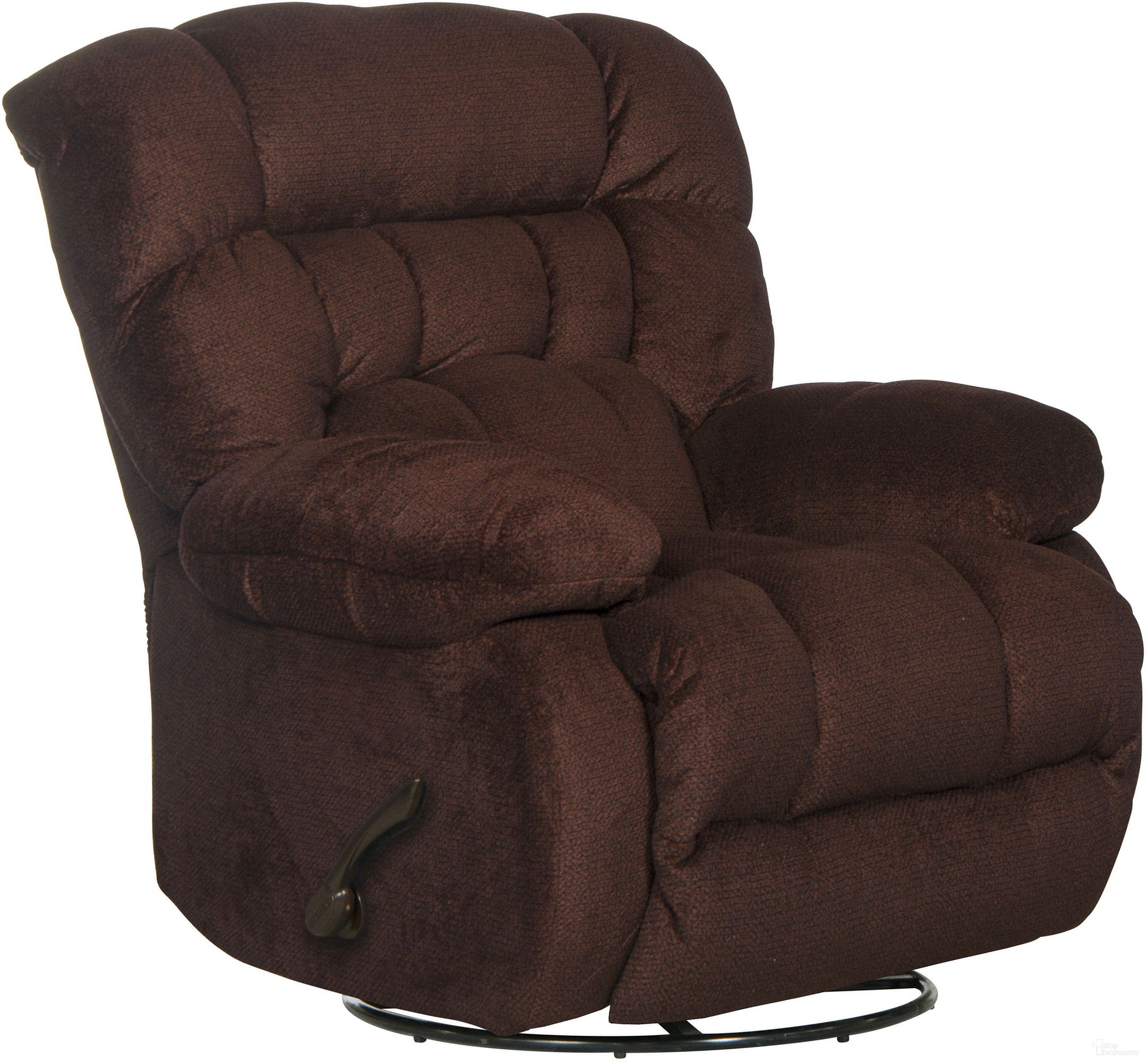 The appearance of Daly Cranapple Chaise Swivel Glider Recliner designed by Catnapper in the modern / contemporary interior design. This red piece of furniture was selected by 1StopBedrooms from Daly Collection to add a touch of cosiness and style into your home. Sku: 47655162214. Material: Fabric.