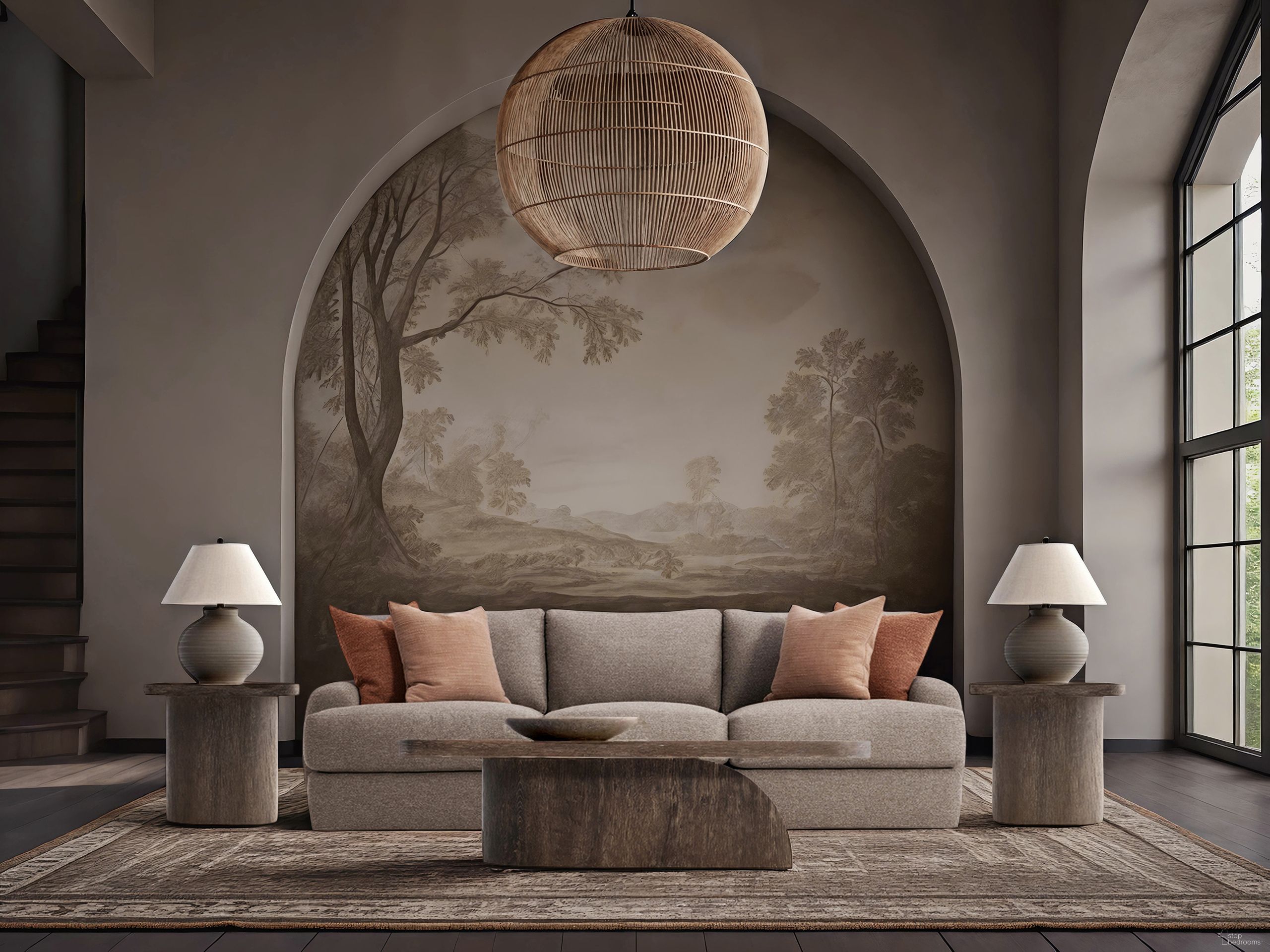 Dama Occasional Table Set In Brown