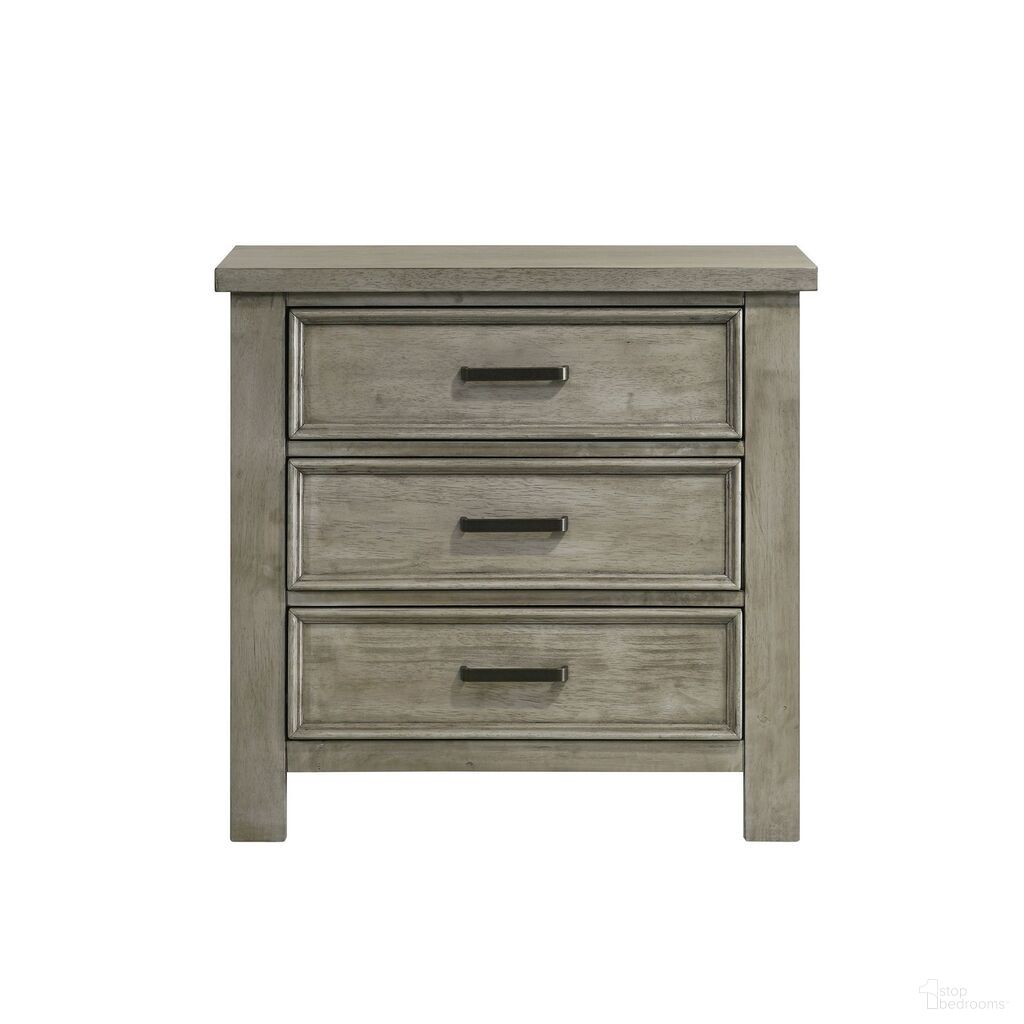 The appearance of Damen 3-Drawer Nightstand In Drift Grey designed by Picket House in the transitional interior design. This drift grey piece of furniture was selected by 1StopBedrooms from Damen Collection to add a touch of cosiness and style into your home. Sku: SV300NS. Material: Rubberwood.