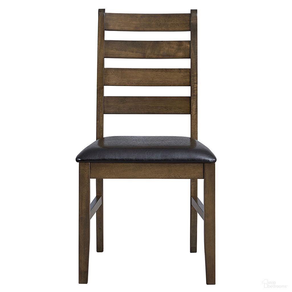 The appearance of Damica Side Chair Set of 2 In Brown and Walnut designed by ACME in the modern / contemporary interior design. This brown and walnut piece of furniture was selected by 1StopBedrooms from Damica Collection to add a touch of cosiness and style into your home. Sku: DN04031. Material: Solid Rubberwood. Chair Type: Side Chair.