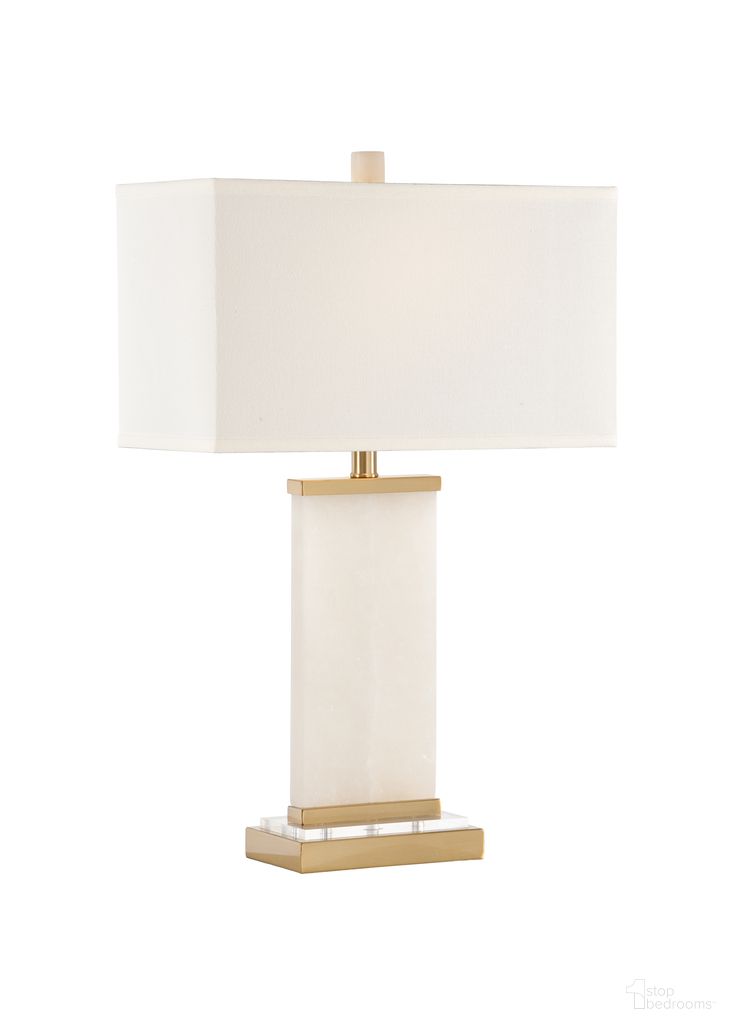 Damon Lamp In White and Cream