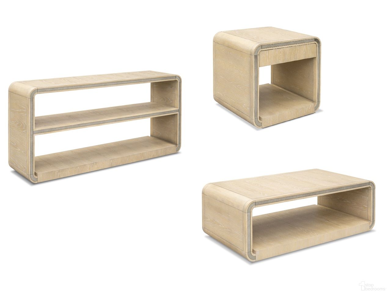Damone Occasional Table Set In Natural