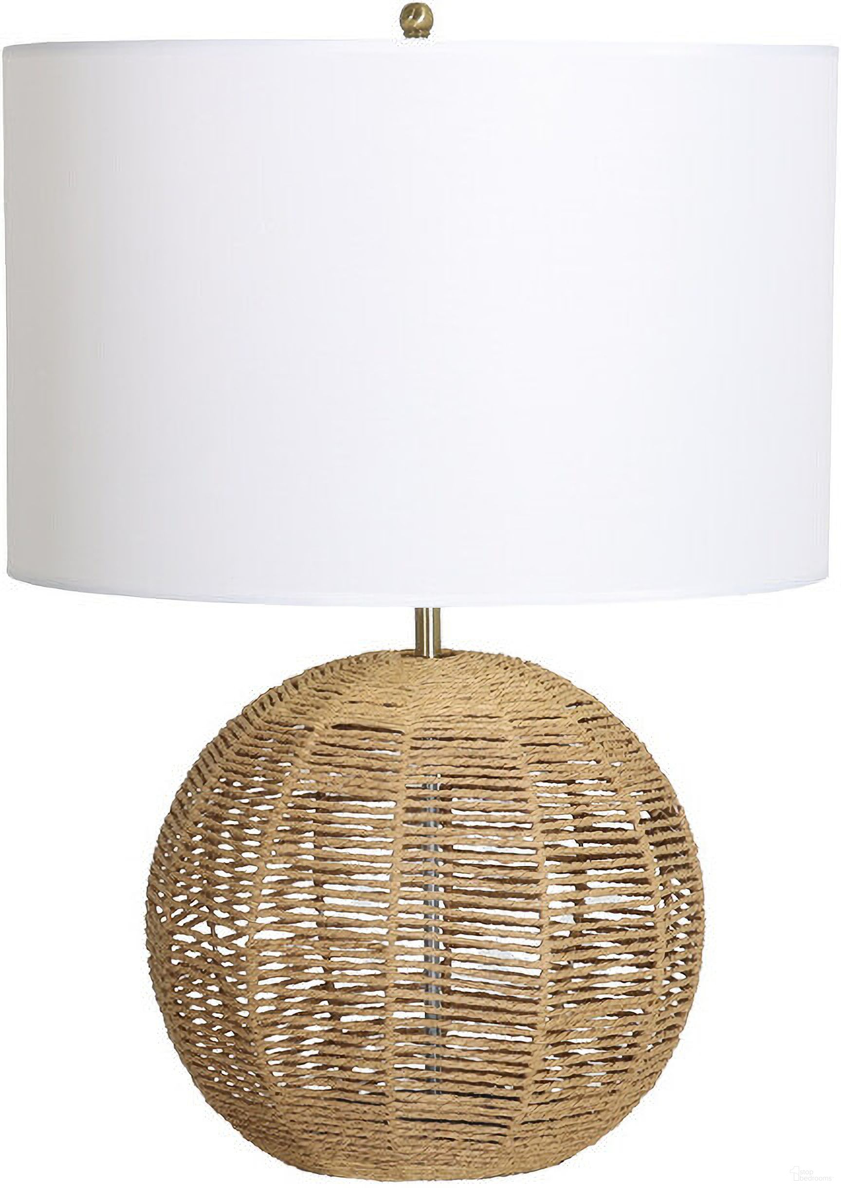 Dana Rattan One Light Table Lamp In Natural