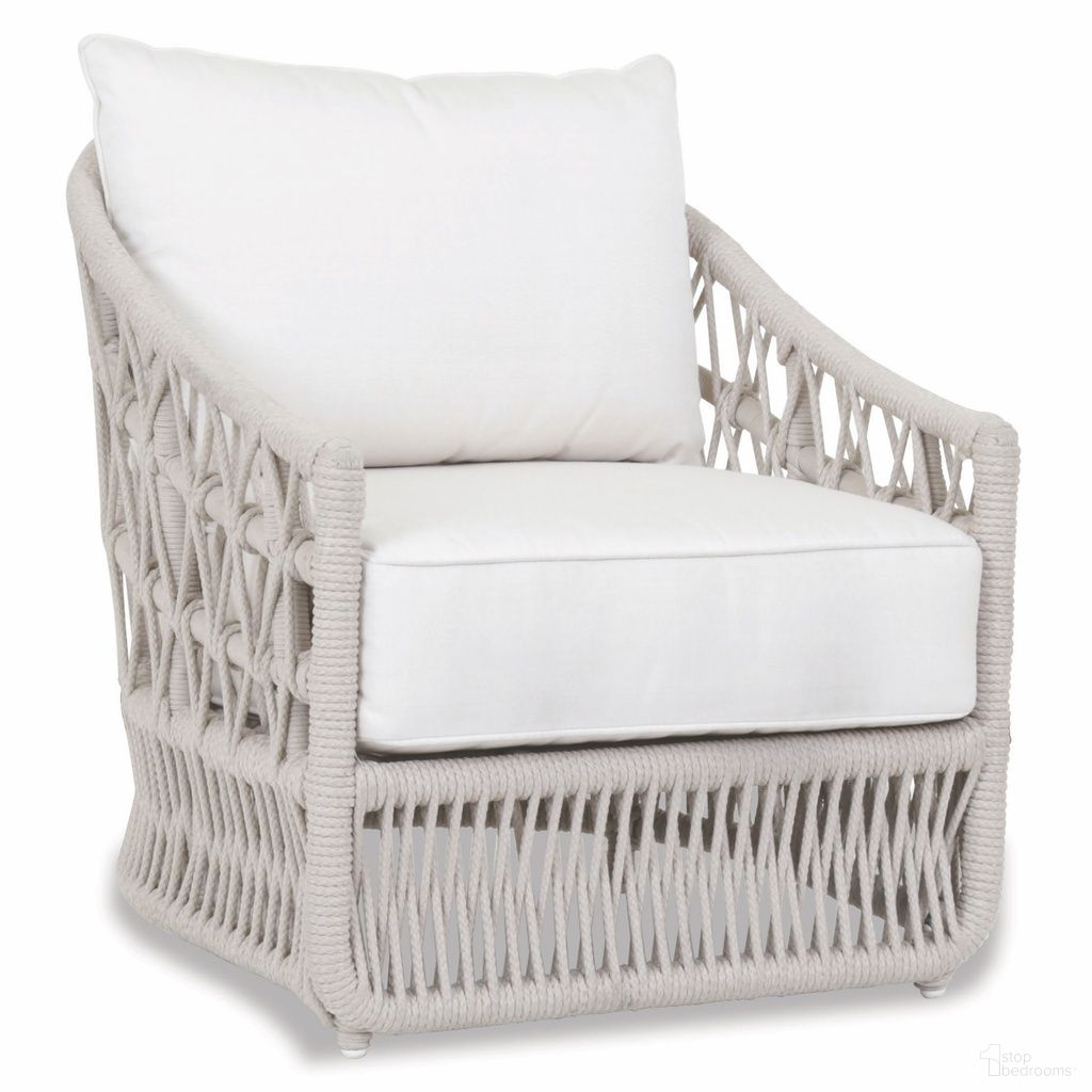 The appearance of Dana Rope Club Chair in Linen Canvas designed by Sunset West in the transitional interior design. This linen canvas piece of furniture was selected by 1StopBedrooms from Dana Collection to add a touch of cosiness and style into your home. Sku: SW4301-21-LCAN-STKIT. Material: Olefin Rope.