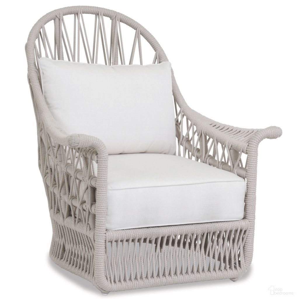The appearance of Dana Rope Wing Chair in Linen Canvas designed by Sunset West in the transitional interior design. This linen canvas piece of furniture  was selected by 1StopBedrooms from Dana Collection to add a touch of cosiness and style into your home. Sku: SW4301-21W-LCN-STKIT. Material: Olefin Rope.
