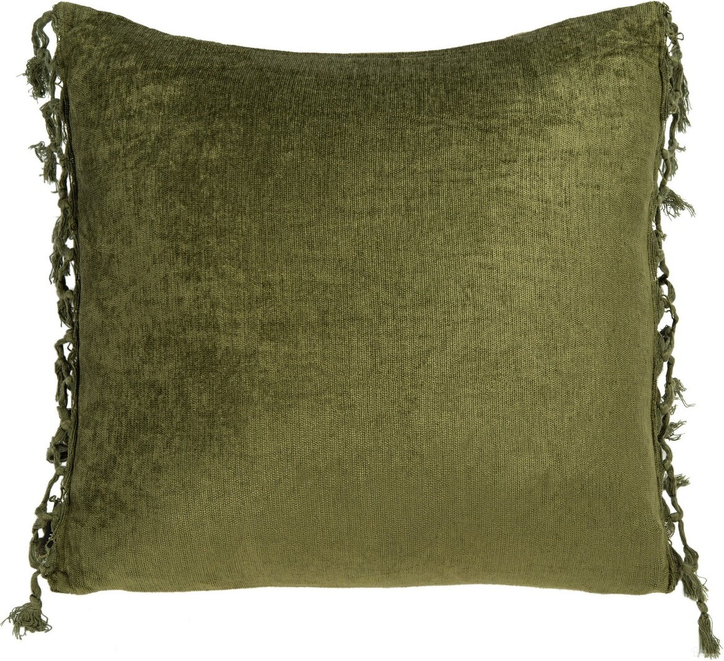 Dandria Pillow in Dark Green