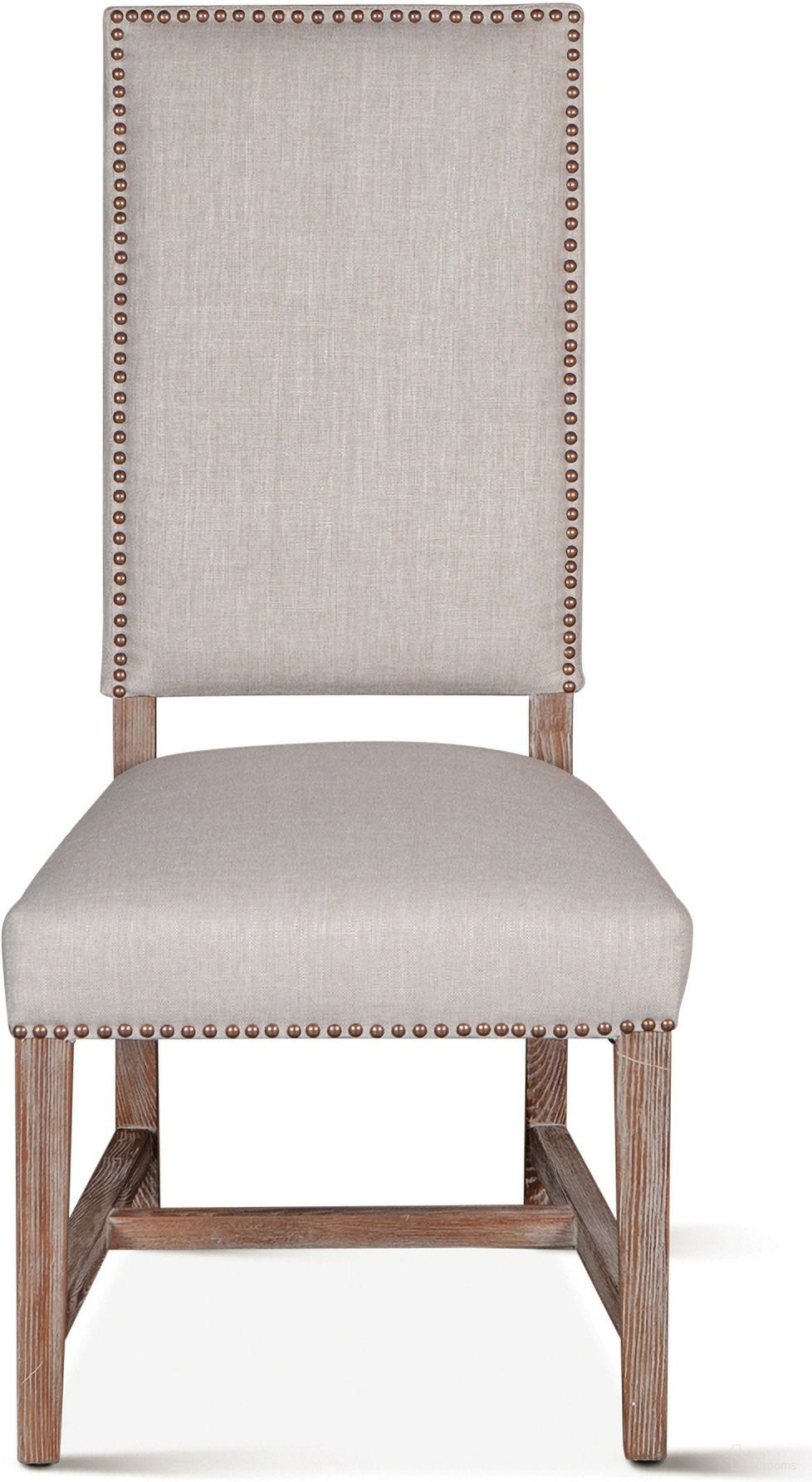 Dani High Back Formal Dining Chair In Beige - Set of 2