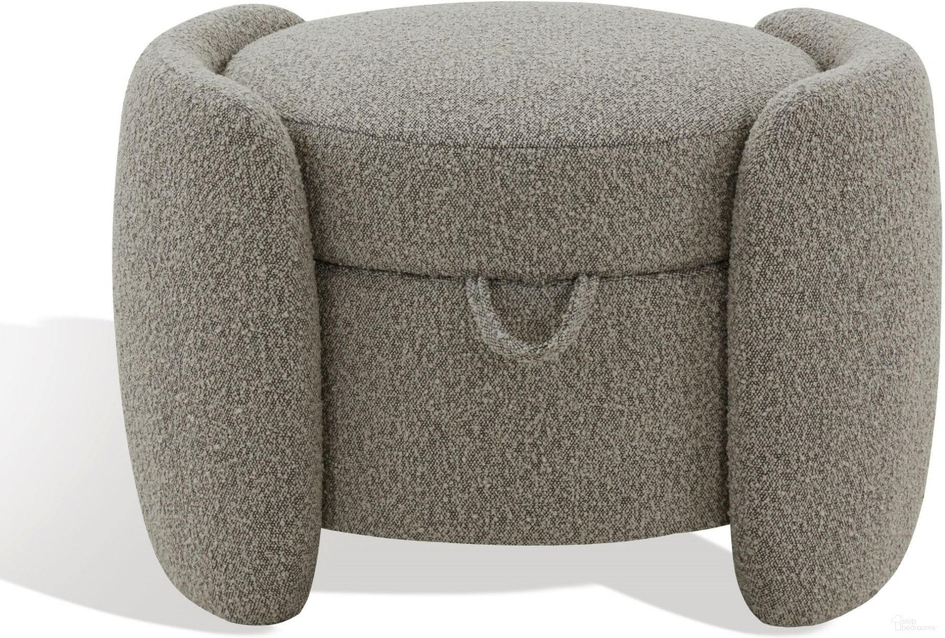 The appearance of Danianna Boucle Ottoman In Light Brown designed by Safavieh Couture in the modern / contemporary interior design. This light brown piece of furniture was selected by 1StopBedrooms from Danianna Collection to add a touch of cosiness and style into your home. Sku: SFV4804B. Material: Wood.
