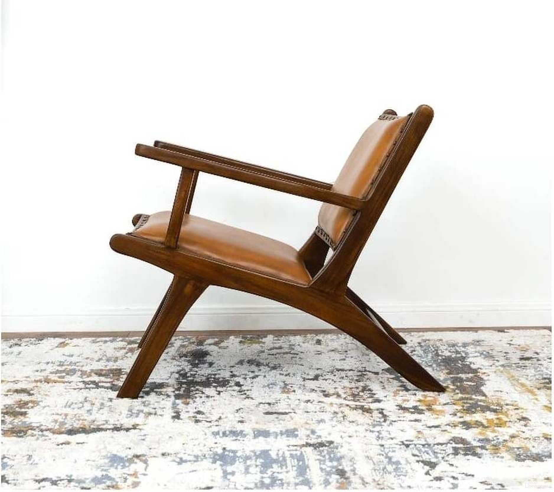 Daniel Tan Leather Arm Chair