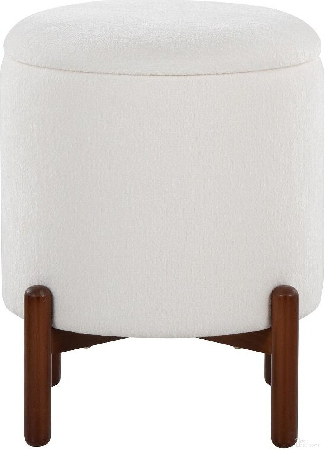 The appearance of Daniella Wood Storage Ottoman In Walnut and White designed by Lumisource in the modern / contemporary interior design. This walnut and white piece of furniture was selected by 1StopBedrooms from Daniella Collection to add a touch of cosiness and style into your home. Sku: OT-DNLAWDFB WLW. Material: Foam.