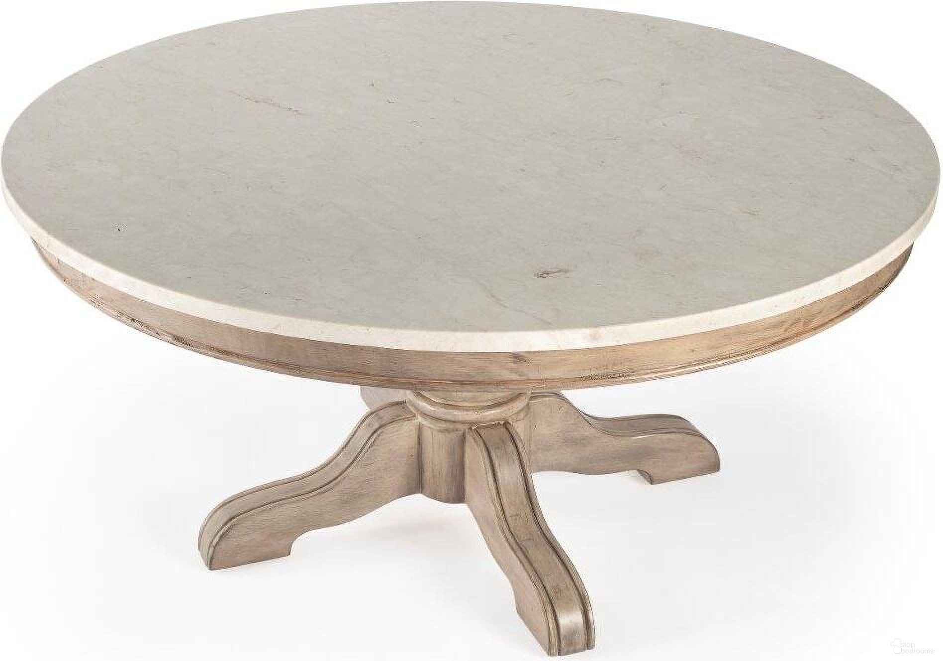 Danielle Marble Coffee Table In Beige